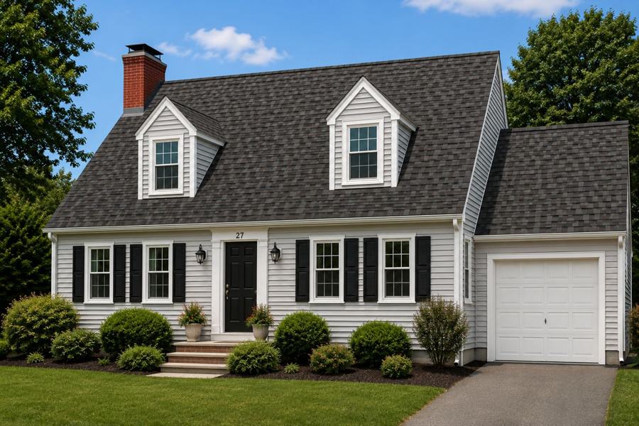 Kennebunkport home after roof replacement